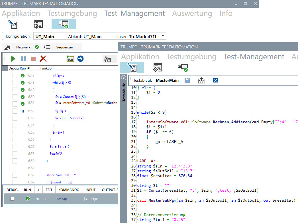TruMark Test Application